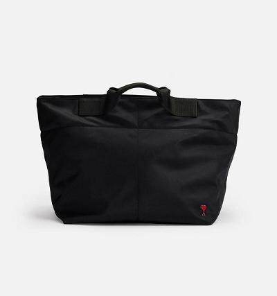 AMI Paris Black Lunch Box Bag