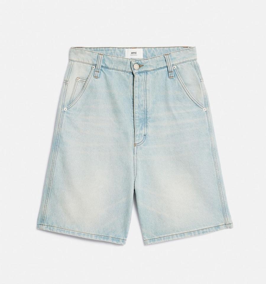 Ami Paris Alex Fit denim Denim Light Blue | SG_ami453